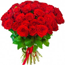 Букет из 51 российской красной розы